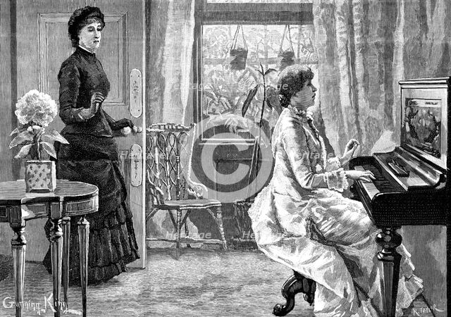 There was a song going on, too, 1883. Creator: R. Taylor.