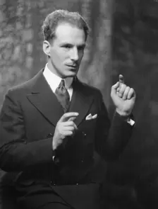 Theremin, Mr., portrait photograph, 1928 May 3. Creator: Arnold Genthe