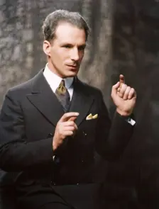 Theremin, Mr., portrait photograph, 1928 May 3. Creator: Arnold Genthe