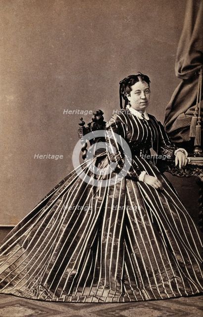 Theresa Tietjens, c1860s. Creator: L. Haase & Company.