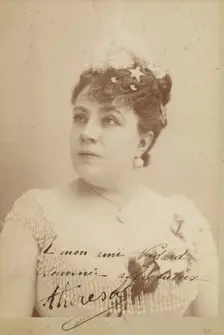 Theresa, about 1895. Creator: Paul Nadar