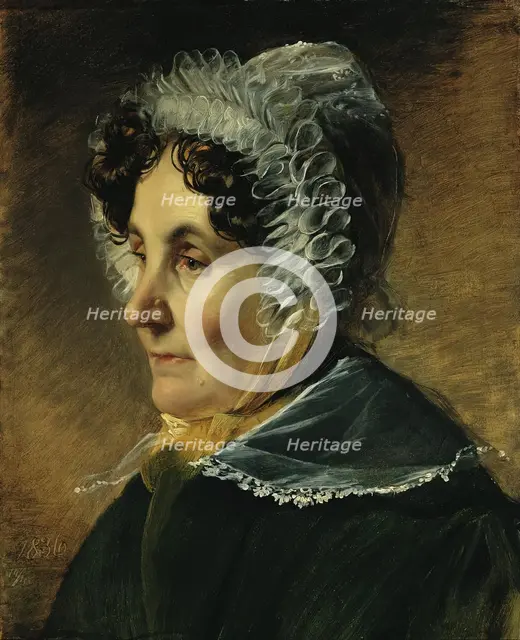 Theresia Amerling, Mother of the Artist, 1836. Creator: Friedrich von Amerling.