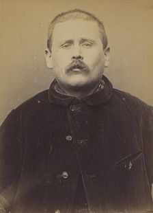 Theriez. Louis (ou Perriez). 35 ans, né le 29/8/58 à Paris. ébéniste. Anarchiste. 16/3/94., 1894. Creator: Alphonse Bertillon