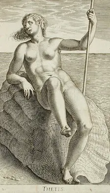 Thetis, 1587. Creator: Philip Galle