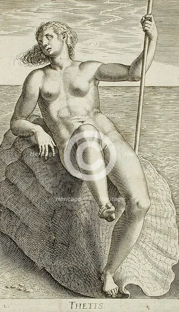 Thetis, 1587. Creator: Philip Galle.