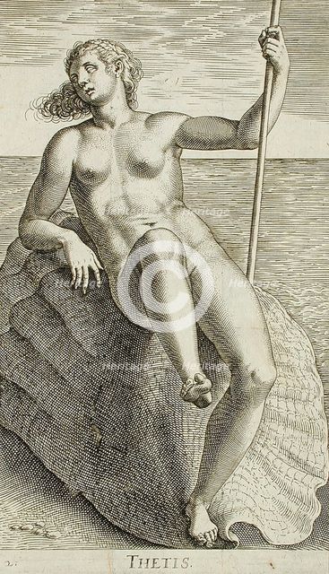 Thetis, 1587. Creator: Philip Galle.