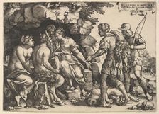 Thetis and Chiron, 1543. Creator: Georg Pencz