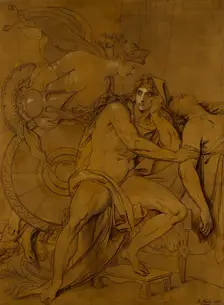 Thetis bringing the Armour to Achilles, 1805. Creator: Benjamin West