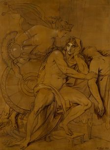 Thetis bringing the Armour to Achilles, 1805. Creator: Benjamin West