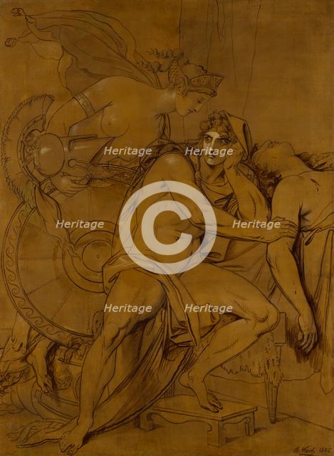 Thetis bringing the Armour to Achilles, 1805. Creator: Benjamin West.