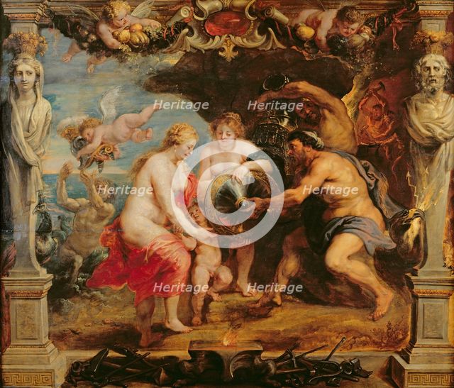 Thetis receiving Armour for Achilles from Hephaestus, 1630-1635.