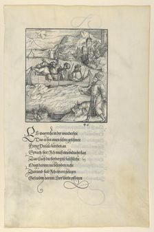 Theuerdanck's Ship Caught in the Ice, from Theuerdanck, 1517. Creator: Hans Schäufelein the Elder