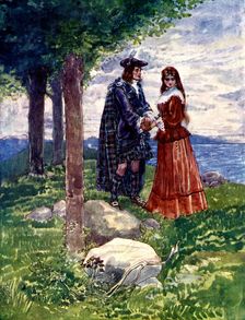 They took a sad farewell of each other 1746, (1905).Artist: A S Forrest