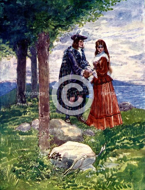 'They took a sad farewell of each other', 1746, (1905).Artist: A S Forrest