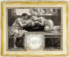 They Were Enthroned, in the Eventide, Upon a Couch - Head-Piece, Part II, 1885. Creator: Will H. Low