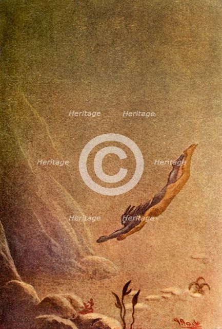 'They arrived at the abode of the Water-god', 1914. Creator: Unknown.
