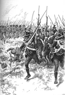They Broke and Fled in the Direction of Maida 1902. Artist: Gordon Frederick Browne