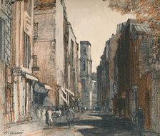 They can really be called village shops c1927, (1927). Artist: Henry Franks Waring