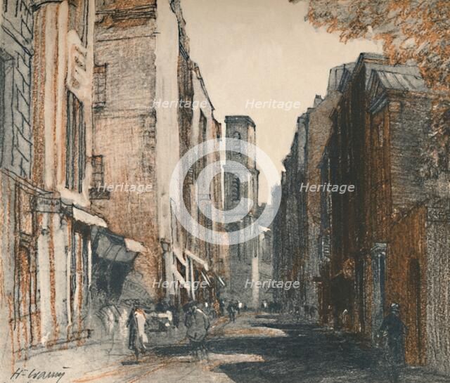 'They can really be called village shops', c1927, (1927). Artist: Henry Franks Waring.