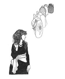 They Carried the Mirror From Place To Place c1930. Artist: W Heath Robinson