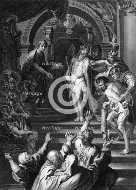 'They cried out, saying, Crucify him, crucify him', c1840.  Creator: George Presbury.
