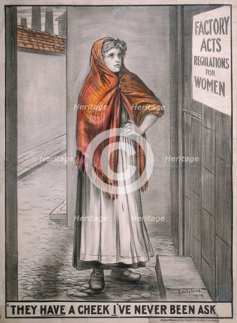 "They have a cheek I've never been asked", 1908. Creator: Emily Ford.