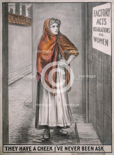 They have a cheek I've never been asked, 1908. Artist: Emily Ford