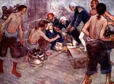 They have done for me at last, Hardy, said Nelson 1805, (1905).Artist: A S Forrest