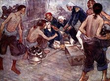 They have done for me at last, Hardy, said Nelson 1805, (1905).Artist: A S Forrest