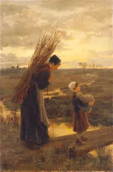 They homeward went their weary way 1870-1890. Creator: Alice Mary Morgan