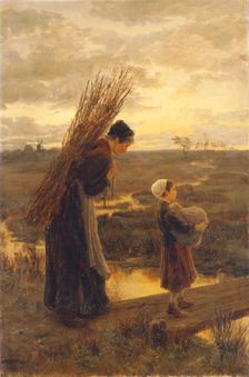 They homeward went their weary way 1870-1890. Creator: Alice Mary Morgan