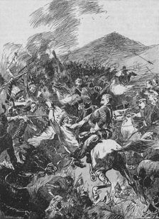 They Plunged into the Seething Mass of Painted and Befeathered Red Men 1902