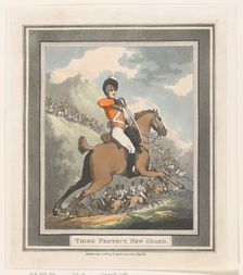 Thigh Protect, New Guard, September 1, 1798., September 1, 1798. Creator: Thomas Rowlandson