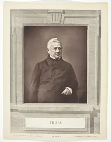 Thiers, c. 1870. Creator: Nadar