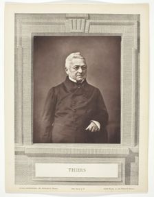 Thiers, c. 1870. Creator: Nadar