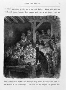 Thieves Gambling 1872. Creator: Jolier