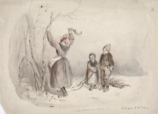 Thieving Wood, 1850-1855. Creator: Karl Anders Ekman