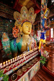 Thiksey Monastery, Ladakh, India, 2023. Creator: Peter Thompson