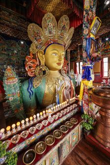 Thiksey Monastery, Ladakh, India, 2023. Creator: Peter Thompson