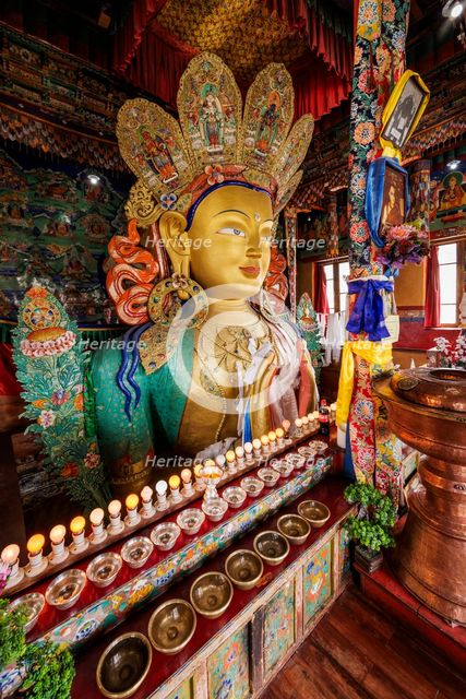 Thiksey Monastery, Ladakh, India, 2023. Creator: Peter Thompson.