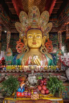 Thiksey Monastery, Ladakh, India, 2023. Creator: Peter Thompson