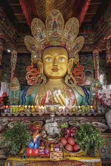 Thiksey Monastery, Ladakh, India, 2023. Creator: Peter Thompson