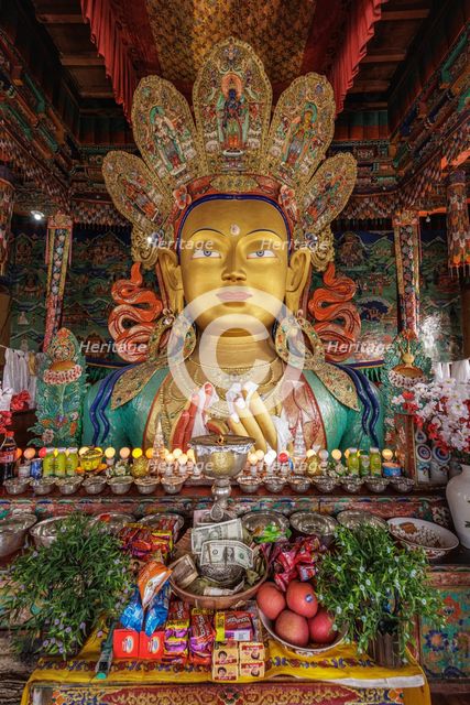 Thiksey Monastery, Ladakh, India, 2023. Creator: Peter Thompson.