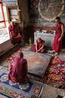 Thiksey Monastery, Ladakh, India, 2023. Creator: Peter Thompson