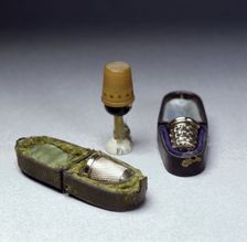 Thimble golf memorabilia. Creator: Unknown