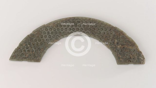 Thin plaque of the huang, Eastern Zhou dynasty, 4th-3rd century BCE. Creator: Unknown.
