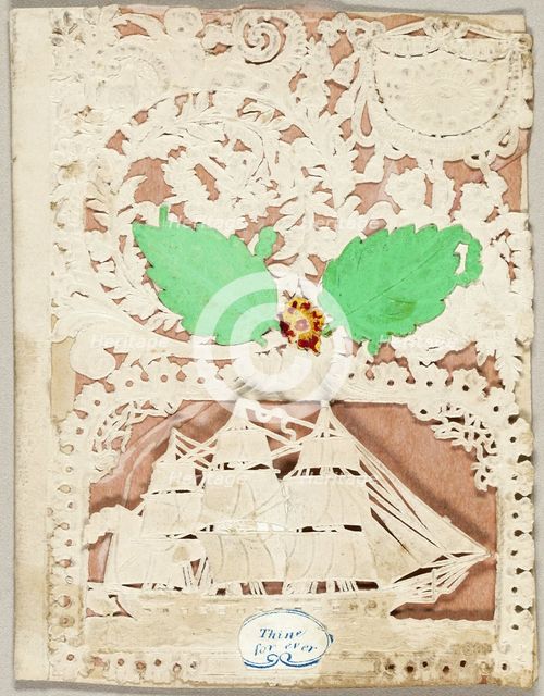 Thine for Ever (valentine), 1860. Creator: Thomas Wood.