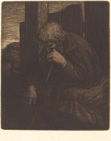 Thinker (Le penseur). Creator: Alphonse Legros
