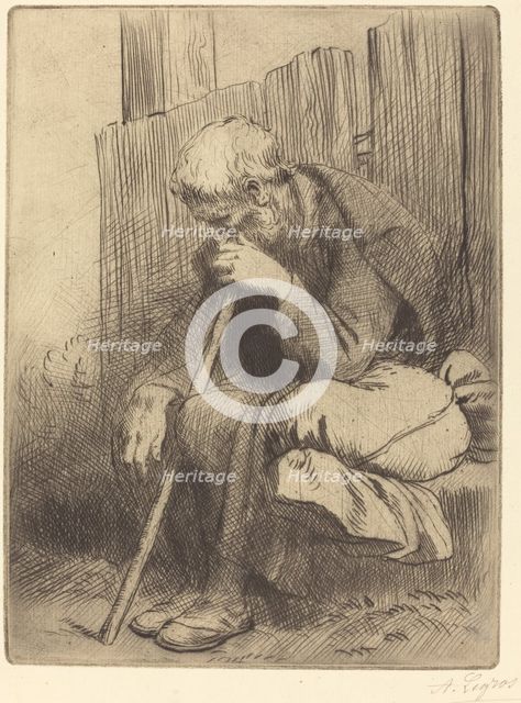 Thinker (Le penseur). Creator: Alphonse Legros.