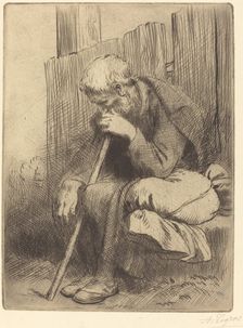 Thinker (Le penseur). Creator: Alphonse Legros